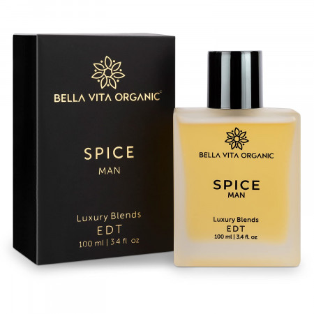 Bella Vita Organic Spice Men Perfume Long Lasting Scent Luxury Spicy, Citrus Aroma, 100 ml