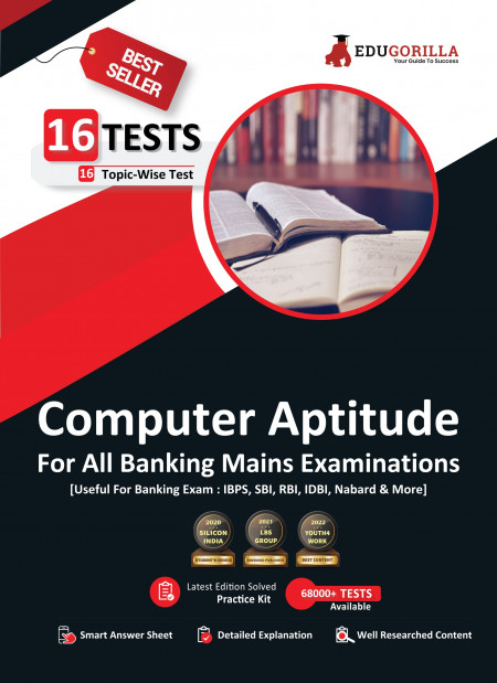Computer Aptitude For Banking Mains Exam 2022 | 16 Solved Topic-Wise Tests For SBI/IBPS/RBI/Clerk/PO & Other Competitive Exams | Free Access to Online Tests