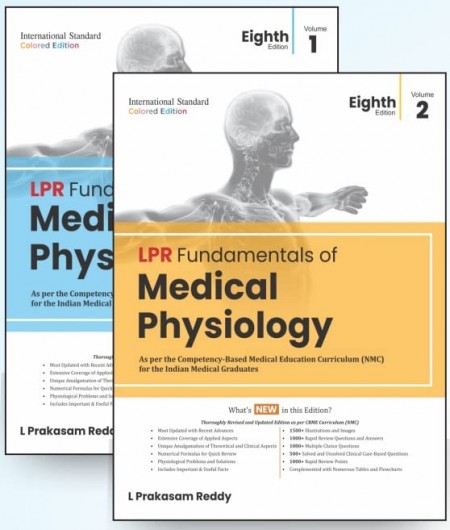 LPR Fundamentals of Medical Physiology (2 Vols ) 8th Edition (PB-2023)