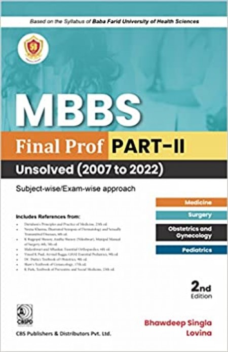MBBS Final Prof PART-II Unsolved (2007 to 2022)