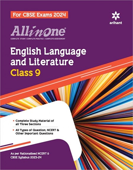 Arihant All In One Class 9th English Language and Literature for CBSE Exam 2024