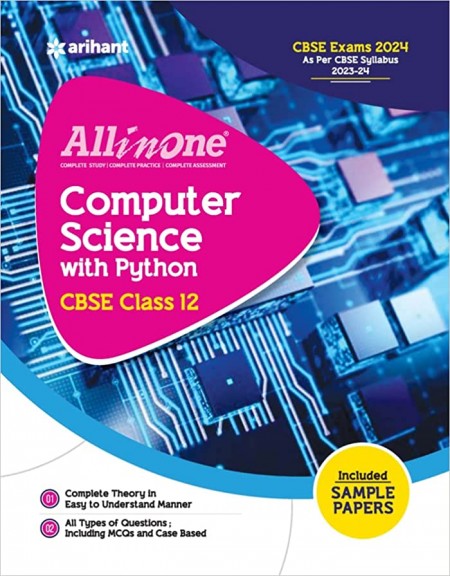 Arihant All In One Class 12th Computer Science with Python for CBSE Exam 2024