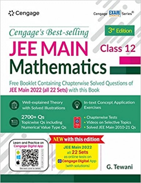 JEE Main Mathematics: Class 12 (Book + Booklet) with Free Online Assessments and Digital Content 2023