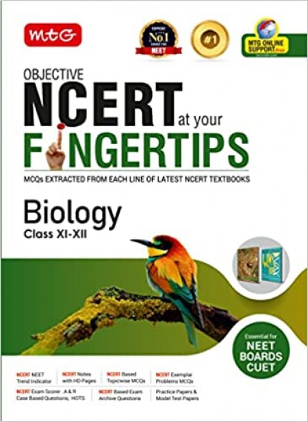 MTG Objective NCERT at your FINGERTIPS Biology - NCERT Notes with HD Pages, Based on NCERT Exam Archive Questions, NEET Books (Latest & Revised Edition 2023-2024)