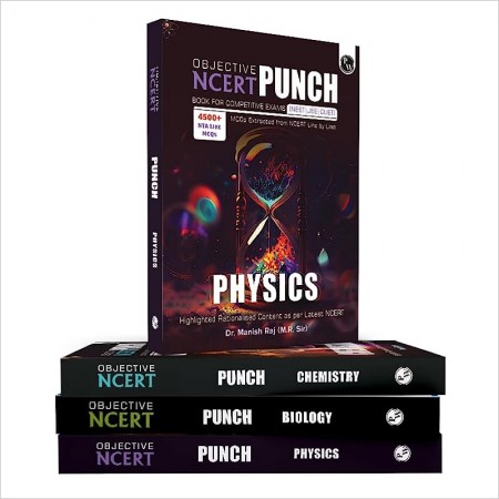PW NCERT Punch Physics, Chemistry and Biology Set of 3 Books Combo for Competitive Exams (NEET and CUET) | Includes A&R and Statement Type Questions Edition 2023-2024