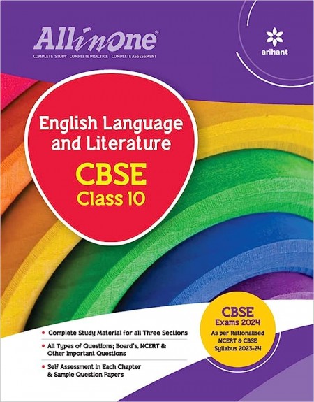 Arihant All In One Class 10th English Language and Literature for CBSE Exam 2024