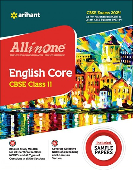 Arihant All In One Class 11th English Core for CBSE Exam 2024
